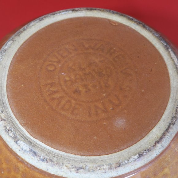 KLA Ham'rd Vintage Oven Ware Lidded Pottery Bowl 43-18 - Picture 3 of 16